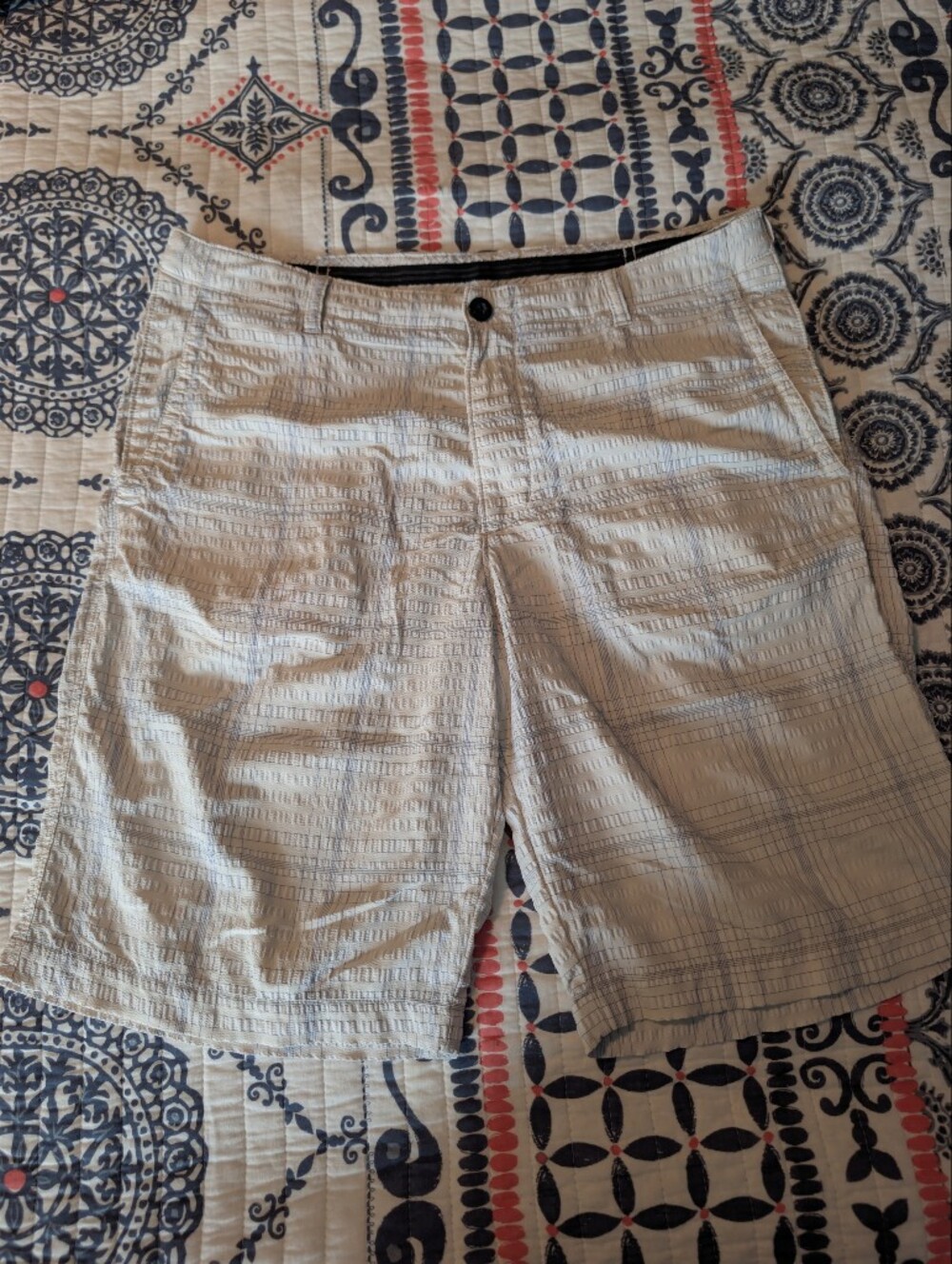 Men's Light Blue Seersucker Shorts Tommy Bahamas